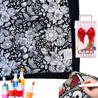 Floral throw