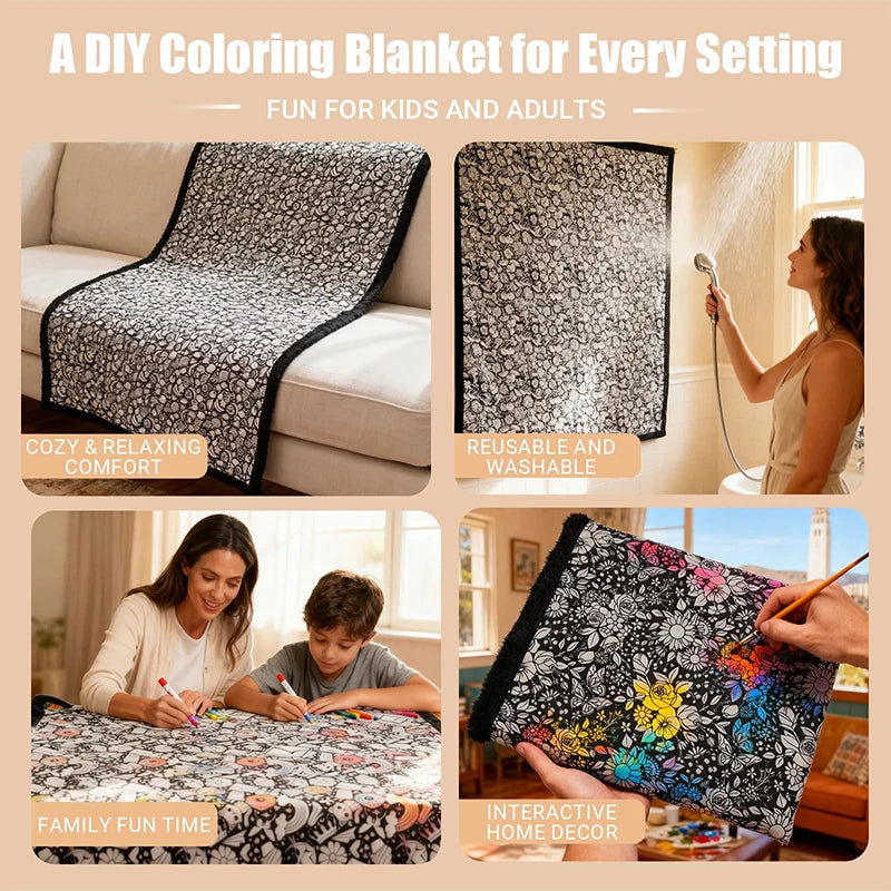 Doddlethrow™ Color blankets