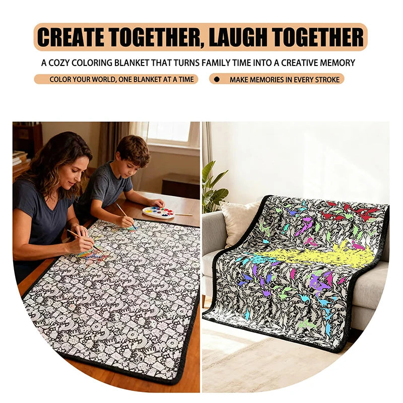 Doddlethrow™ Color blankets